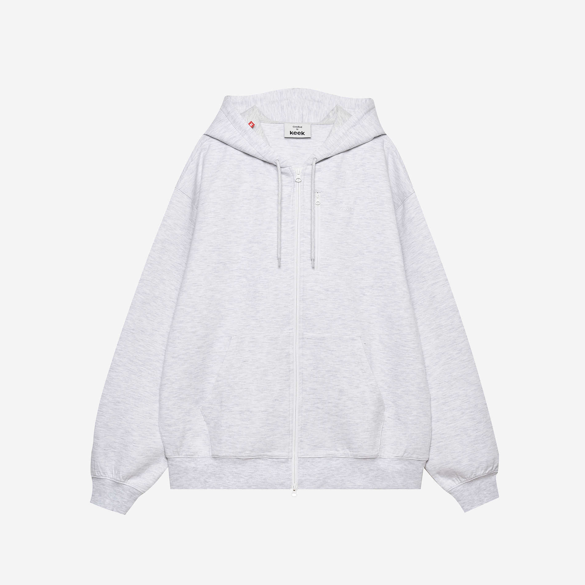 keek Pillowdy Logo Hoodie V3 (Low Neck) – keek Japan