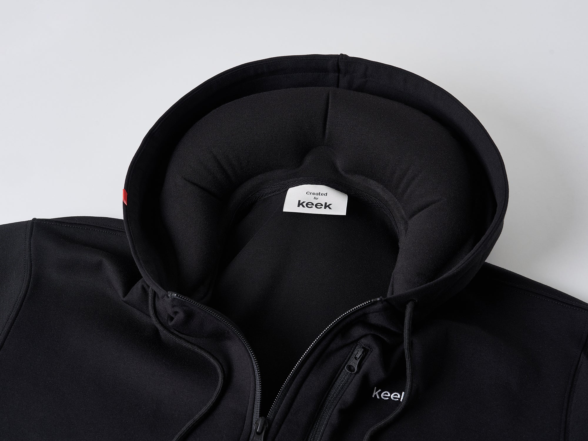 keek Pillowdy Logo Hoodie V3 (Low Neck) – keek Japan